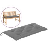 vidaXL Blazina za vrtno klop siva 100x50x7 cm blago Cene