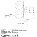 Opviq Zidna lampa Luminar-14150, 20x27x42cm, IP20, Crna | Eponuda.ba