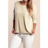 Fenzy Top S Prugastim Printom, Žuti | shoptok.hr