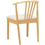  Stolac za blagovanje 2 pcs Prirodna i svijetla Čvrsto drvo | shoptok.hr