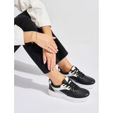 Shelvt Black platform trainers | Shoptok.si