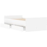  Okvir kreveta s ladicama bez madraca bijeli 90x200 cm | Eponuda.com