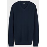 Sinsay Pamučni pulover s V izrezom | shoptok.hr