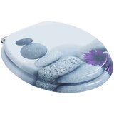  Toaletni pokrov s tiho zaporo Siva 44 x 38 cm MDF plošča, (5000207999) | Shoptok.si