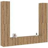  Set 6 kosov stenske TV omarice Artisan Oak Engineered Wood, (21703641) Cene