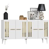 Hanah home komoda junes white gold | ePonuda.com