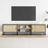 TV ormarić Sonoma hrast 160x35x41 cm Konstruirano drvo i metal | shoptok.hr