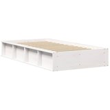  Krevetna konstrukcija Bijelo 90 x 200 cm Čvrsto borovo drvo | shoptok.hr