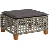  6-dijelni set vrtnih sofa od poliratana s jastucima sivi | shoptok.hr