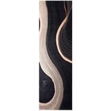vidaXL Kuhinjska podloga Art deco Črna 150 x 45 cm Žamet, (5000068801) | Shoptok.si