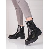 SHELOVET Black women's bags with buckles Cene