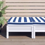vidaXL Blazina za palete modro bele črte 60x60x10 cm oxford tkanina cene