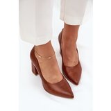 Boto Leather Pumps Lewski 3117 Dark Brown | Shoptok.si