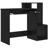  Stol s ladicama Crni hrast 106 x 41 x 88.5 cm Konstruirano drvo | shoptok.hr