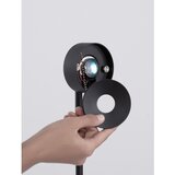 Nova Luce Mat crna metalna LED stojeća svjetiljka sa savitljivom konstrukcijom/s mogućnosti zatamnjivanja (visina 121 cm) Irida – | shoptok.hr