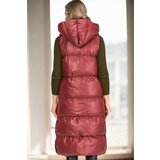 Dewberry Z6734 XEXESE WOMEN'S VEST-BURGUNDY-1 | shoptok.hr
