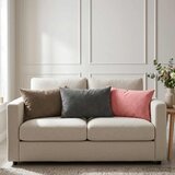  Jastuk s jastukom HEERLEN 2 kom. Ružičasta Baršun - Ružičasta 30 x 50 cm 2 | shoptok.hr