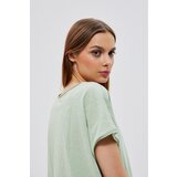 Moodo Cotton t-shirt with a pocket - green | Shoptok.si