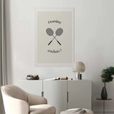  Plakat - Summer Games - Badminton Rackets on a White Background 21x30 Bez okvira s margom | shoptok.hr