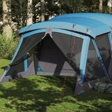 The Living Store Šotor za kampiranje za 4 osebe moder vodoodporen - Šotor Za Kampiranje, (21606535) | Shoptok.si