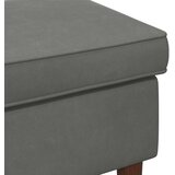  Stolica za noge Tamnosiva 55 x 35 x 41 cm Baršun - Tamnosiva | shoptok.hr