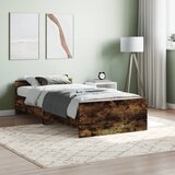 Maison Chic Posteljni okvir - Enojna postelja - Postelja za odrasle brez vzmetnice hrast 90x190 cm inženirski les-J7243, (21776732) | Shoptok.si