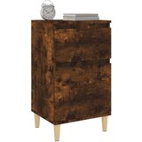  Noćni ormarići 2 kom boja dimljenog hrasta 40x35x70 cm | shoptok.hr