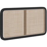  Vzglavje z vzglavjem Črna 100 x 55 x 3 cm Ratan, (5000109671) | Shoptok.si