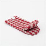 Linen Tales Lanena kuhinjska rokavica Red Gingham – | Shoptok.si