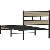 vidaXL Okvir kreveta bez madraca boja hrasta sonome 90 x 200 cm drveni | shoptok.hr