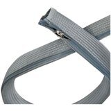 Logilink Cable sleeve with zipper, Polyester, OD 30 mm, grey, 1 m, KAB0071