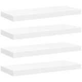  Plutajuće zidne police 4 kom bijele 60 x 23,5 x 3,8 cm MDF | Eponuda.ba