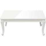  Stolić za kavu sjajni bijeli 100 x 50 x 42 cm konstruirano drvo | shoptok.hr