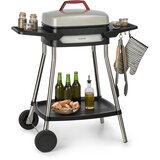 Klarstein Gatsby, električni roštilj, 2000 W, neljepljiva površina roštilja, bež / crna | shoptok.hr