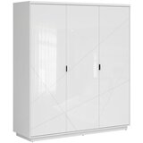 MID.YOU omara s klasičnimi vrati, bela, bela, visoki sijaj | Shoptok.si