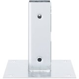  Postolja za stupove kvadratna 12 kom 46x46 mm pocinčani čelik | shoptok.hr