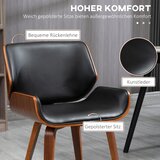  Set od 2 vintage blagovaonske stolice drvo presvlake od tkanine pjena crna | shoptok.hr
