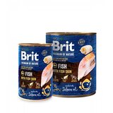 Brit Premium by Nature Fish with Fish Skin - vlažna hrana za odrasle pse sa ribom i ribljom kožom (400g, 800g) 400g Cene