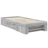  Krevetna konstrukcija Siva Sonoma 80 x 200 cm Konstruirano drvo | shoptok.hr