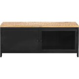  Stolić za kavu 90 x 50 x 37 cm od masivnog grubog drva manga | Eponuda.com
