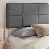 vidaXL krevetni okvir s tapiciranim uzglavljem tamno siva 200 x 200 cm | shoptok.hr