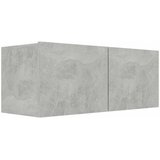 TV ormarić boja betona 80 x 30 x 30 cm od konstruiranog drva | Eponuda.com