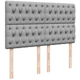 vidaXL Okvir kreveta s madraca svijetlosivi 140x200cm tkanine | shoptok.hr