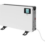 2000W električna konvektorska grijalica lcd + daljinski bijeli | shoptok.hr