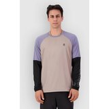 Mons Royale Tarn Merino Bike Wind Long Sleeve Jersey cinder / blue granite / black Cene