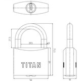 Titan 842/50 katanac Cene'.'