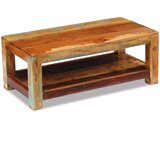  Stolić za kavu od masivnog obnovljenog drva 90 x 45 x 35 cm | shoptok.hr