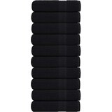  Ručnici za tuširanje FROGN 10 kom crne 70x140 cm 360 g/m² | shoptok.hr
