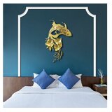 WALLXPERT APT748 M Zidna dekoracija Carpa Koi, 44x67cm, zlatna boja Cijene
