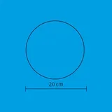 Dekorativna rasvjeta, kugla Ø20 cm - GLE 20/WW, Bijela